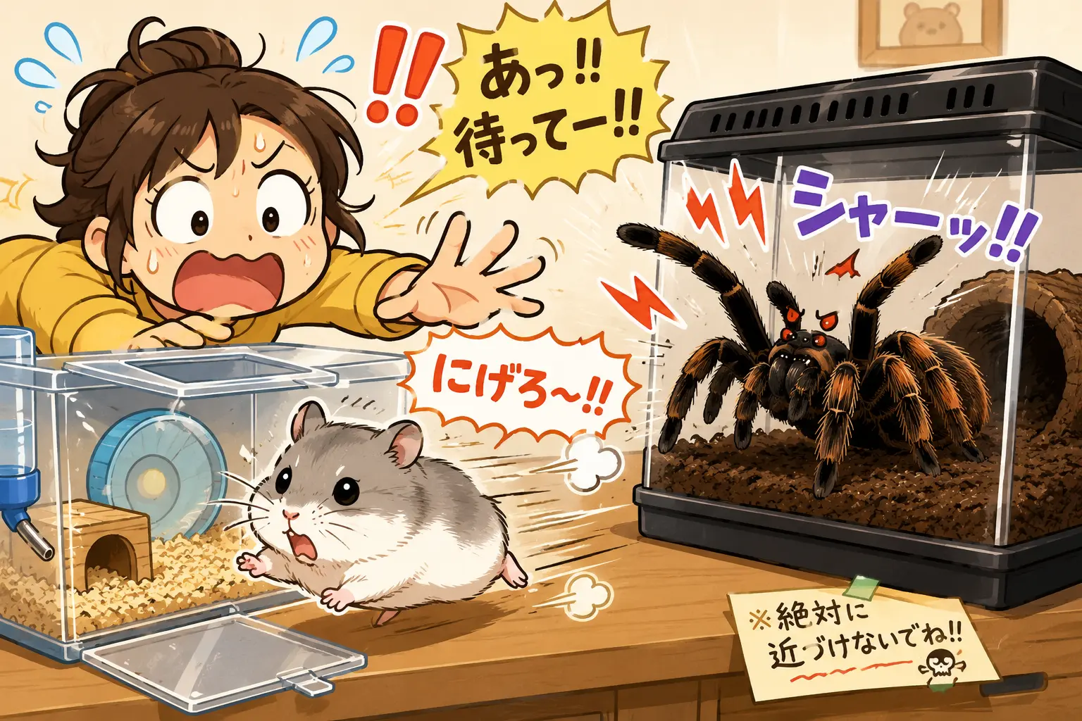 一番焦っているのは、たぶん飼い主です。
